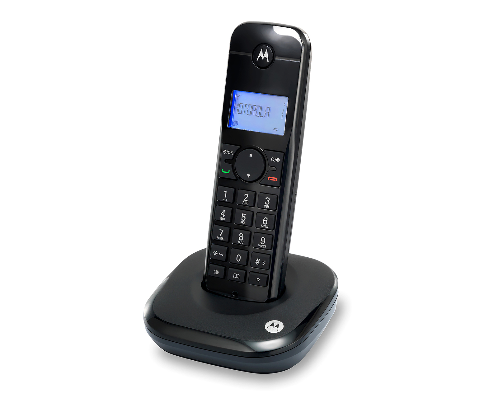 Foto 2 pulgar | Foto 1 | Teléfono Inalámbrico Motorola MOTO500ID Negro