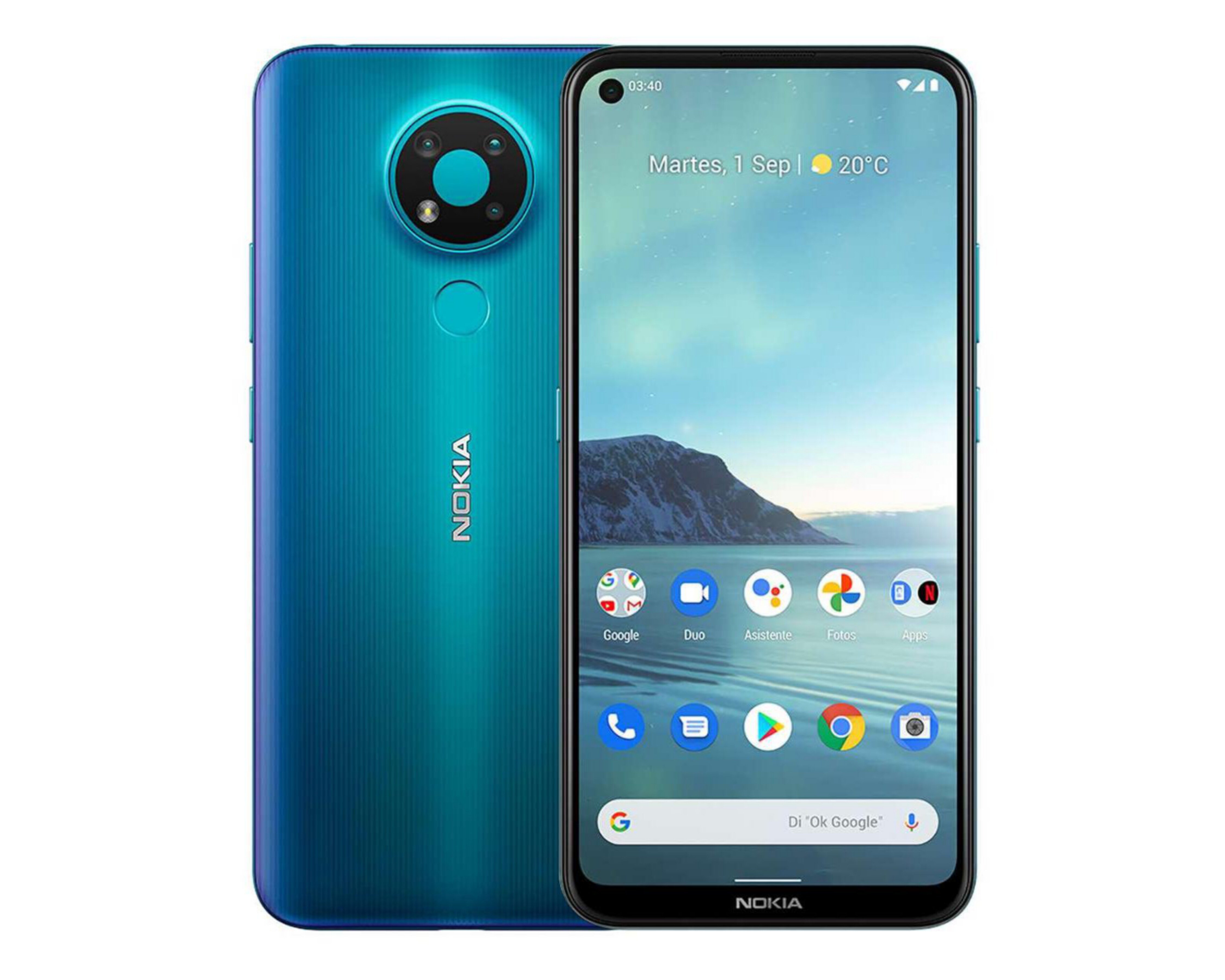Celular Nokia Liberado 3.4 64 GB Azul