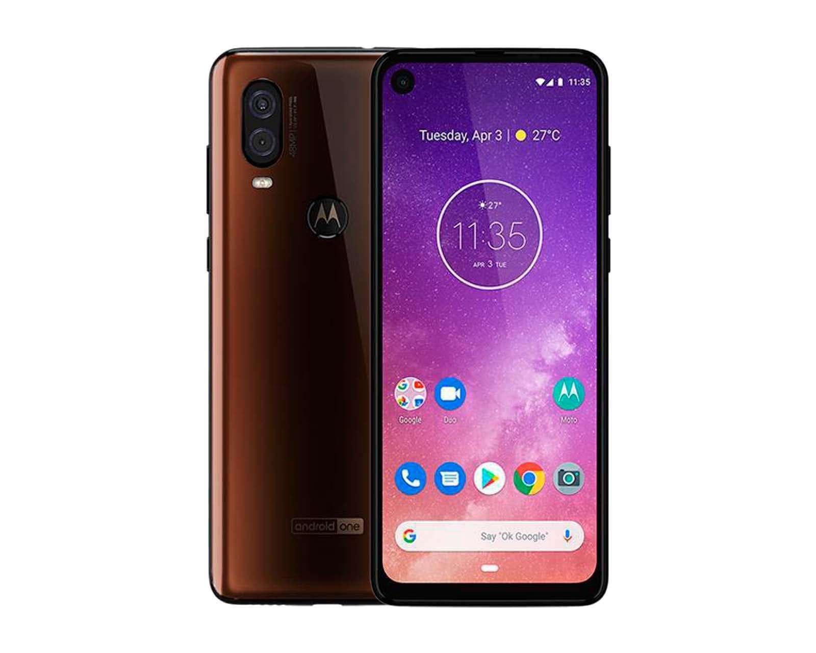 Foto 2 pulgar | Foto 1 | AT&T/Unefon Motorola One Vision 128 GB Moka
