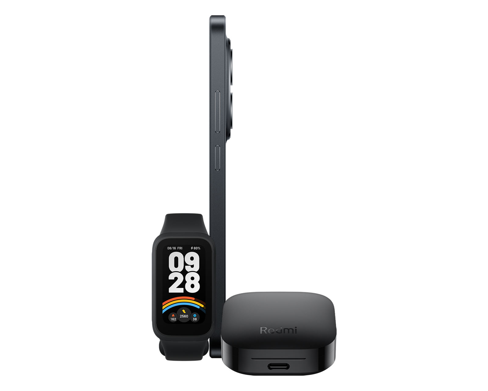 Foto 6 pulgar | Foto 5 | Telcel Xiaomi Redmi Note 15 Pro 5G 512 GB Negro + Audífonos Wireless + Smart Band 9