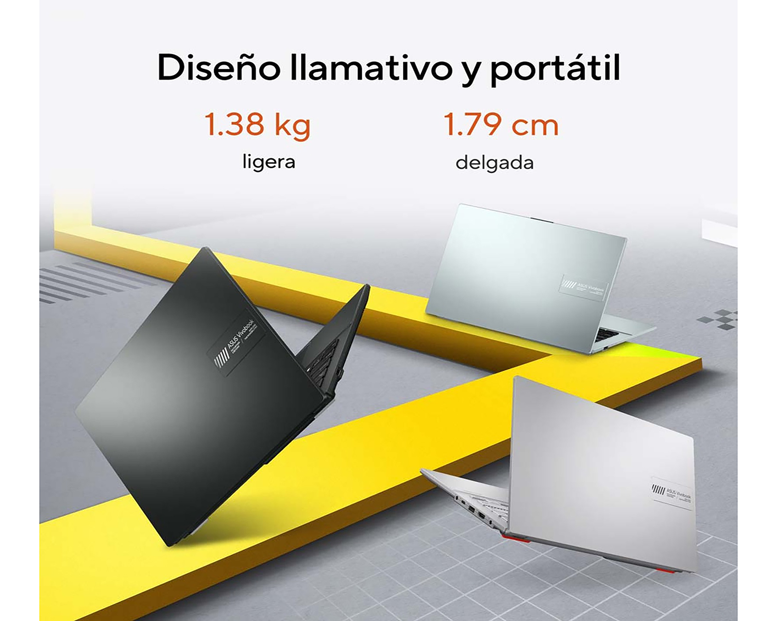 Foto 5 pulgar | Foto 4 | Laptop Asus L1404FA-NK286W 14 Pulgadas Windows 11 AMD Ryzen 3 8 GB RAM 512 GB SSD Negra