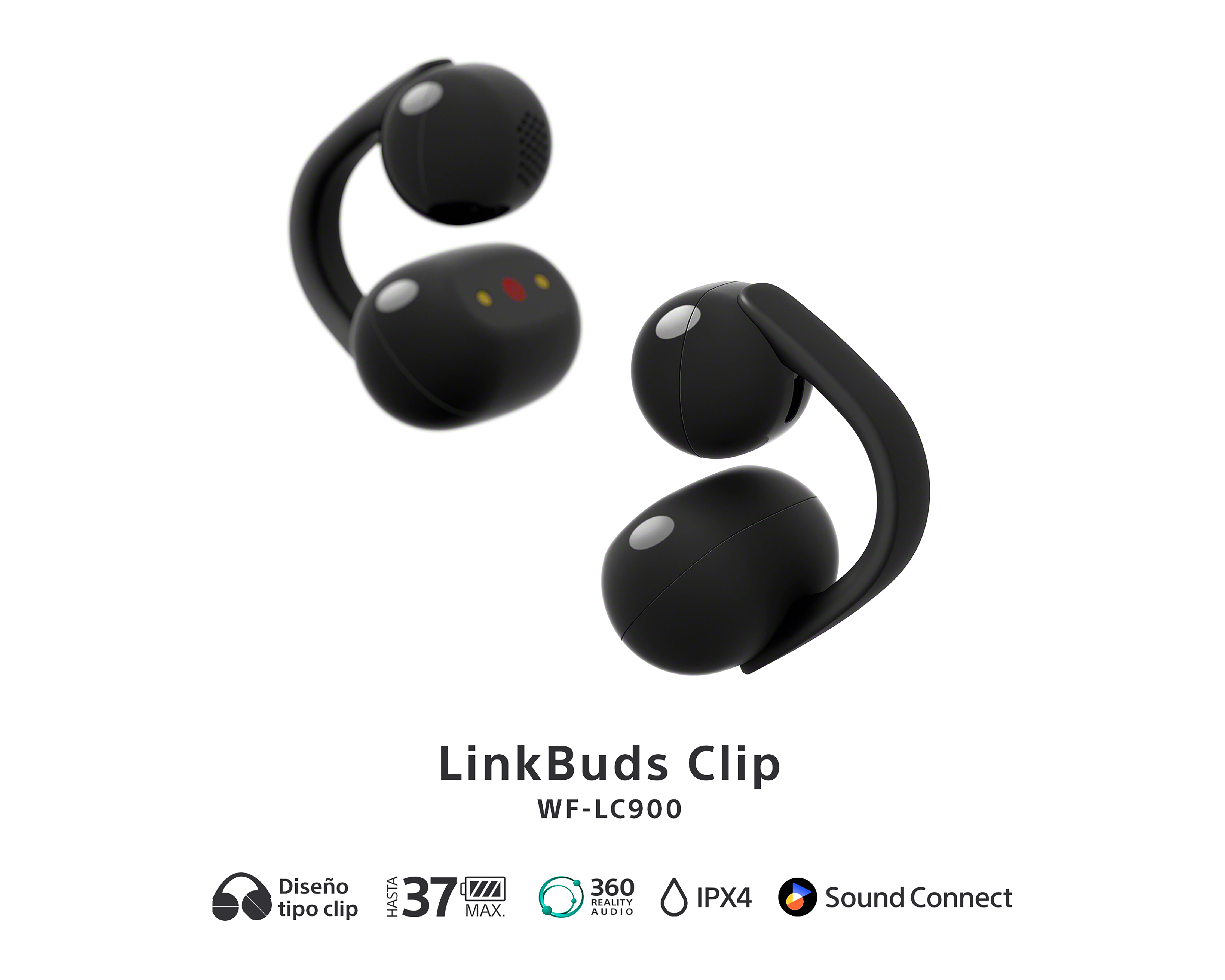 Foto 3 pulgar | Foto 2 | Audífonos Open Ear Sony LinkBuds Clip WF-LC900 con Cancelación de Ruido