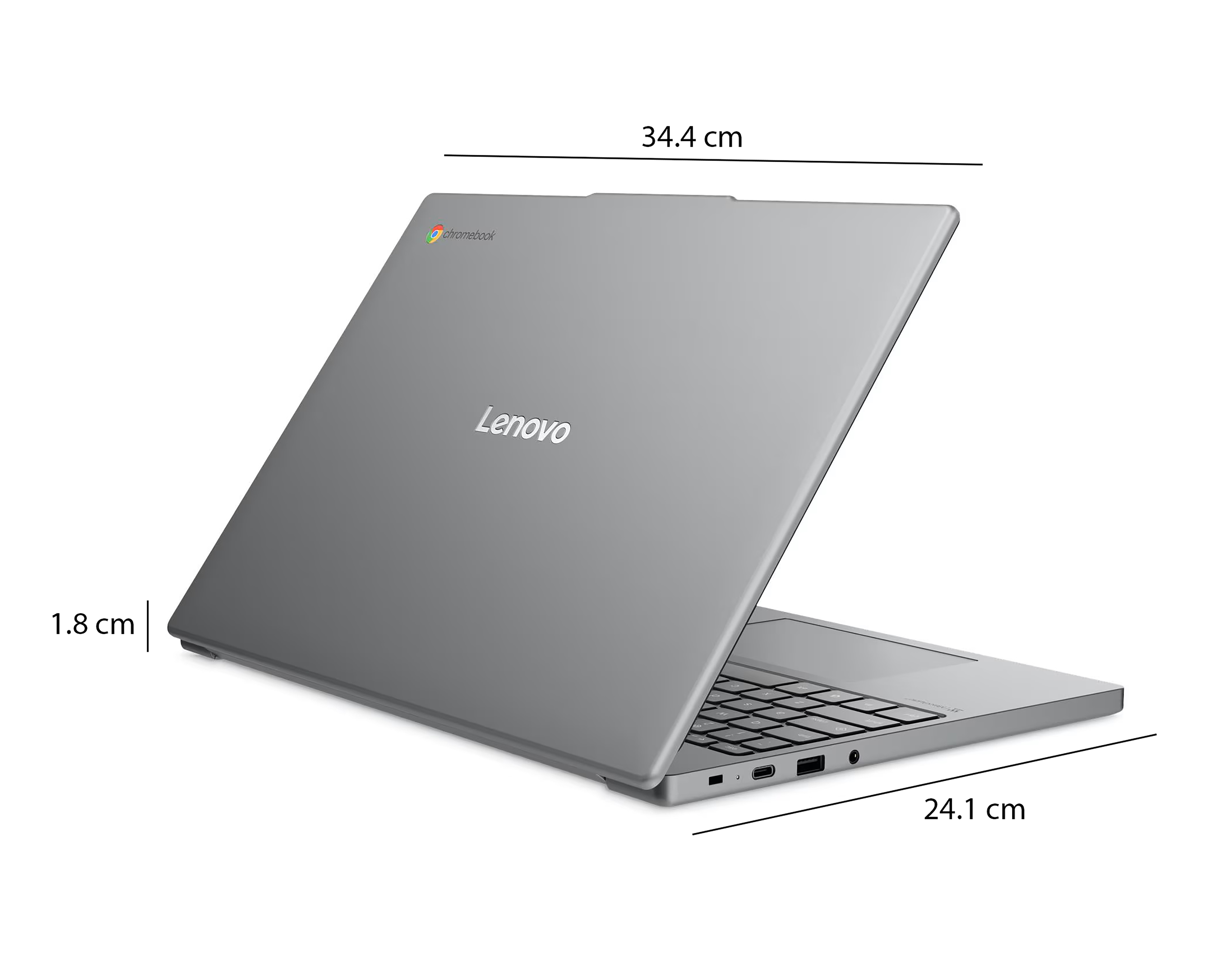 Foto 9 | Foto 9 | Laptop Lenovo 15ITN10 15.3 Pulgadas ChromeOS Intel Celeron 8 GB RAM 128 GB SSD Gris