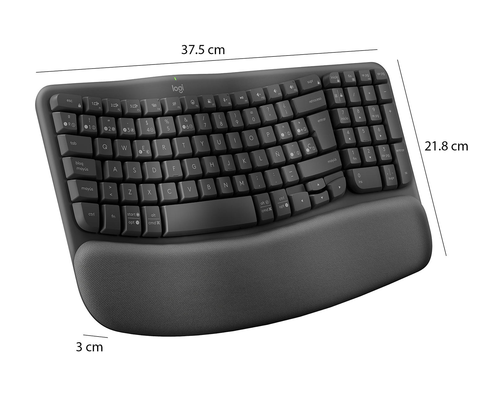 Foto 11 pulgar | Foto 10 | Teclado Inalámbrico Logitech Wave Keys