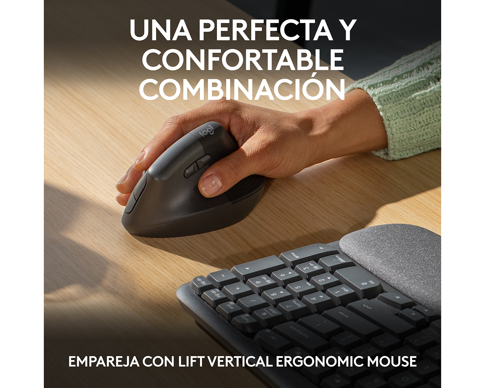 Foto 6 pulgar | Foto 5 | Teclado Inalámbrico Logitech Wave Keys