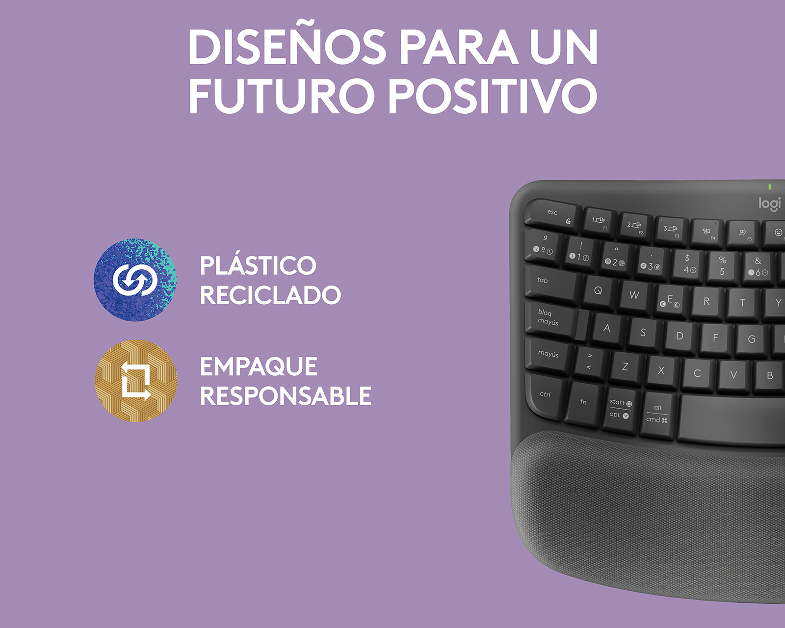 Foto 9 pulgar | Foto 8 | Teclado Inalámbrico Logitech Wave Keys