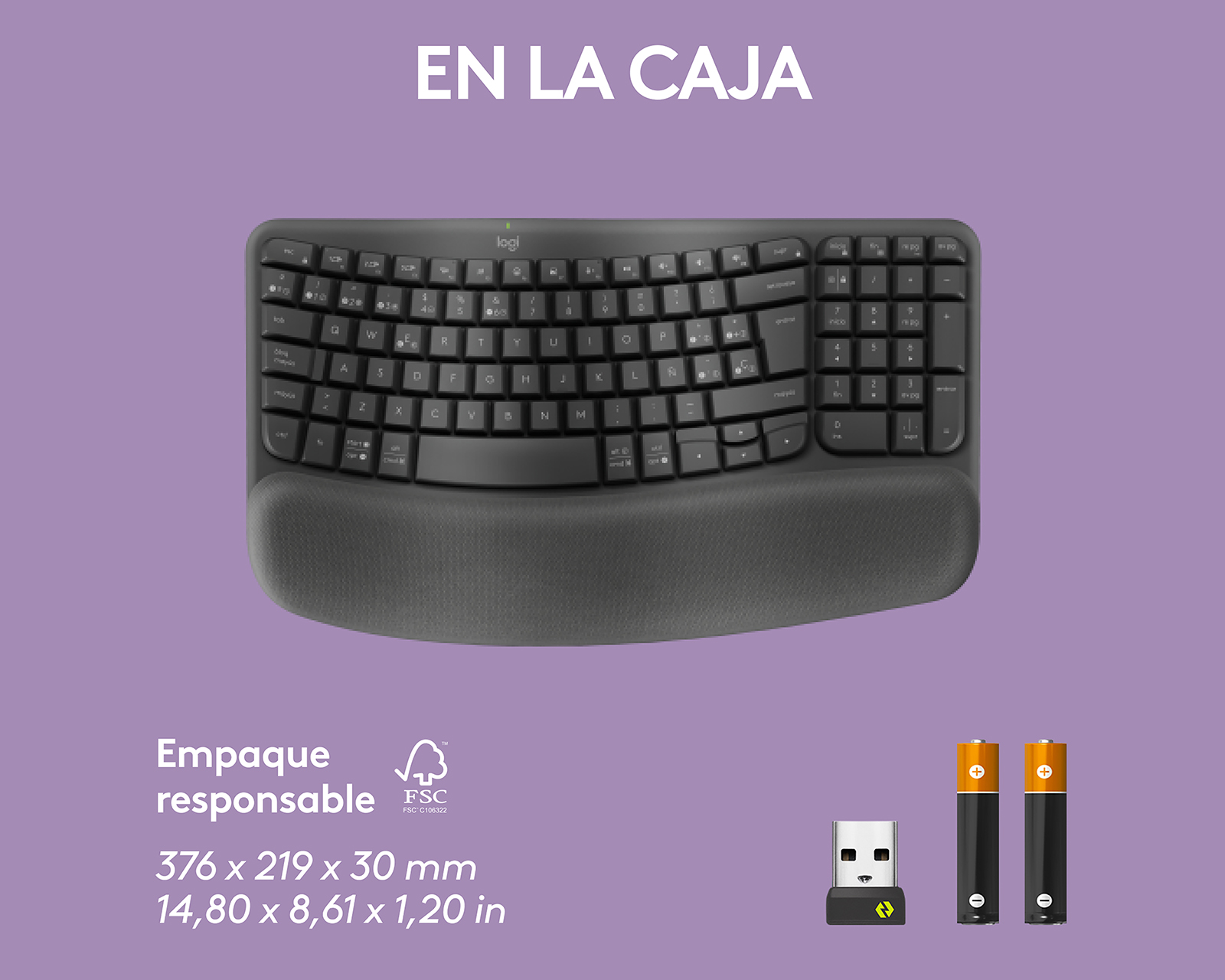 Foto 10 pulgar | Foto 9 | Teclado Inalámbrico Logitech Wave Keys