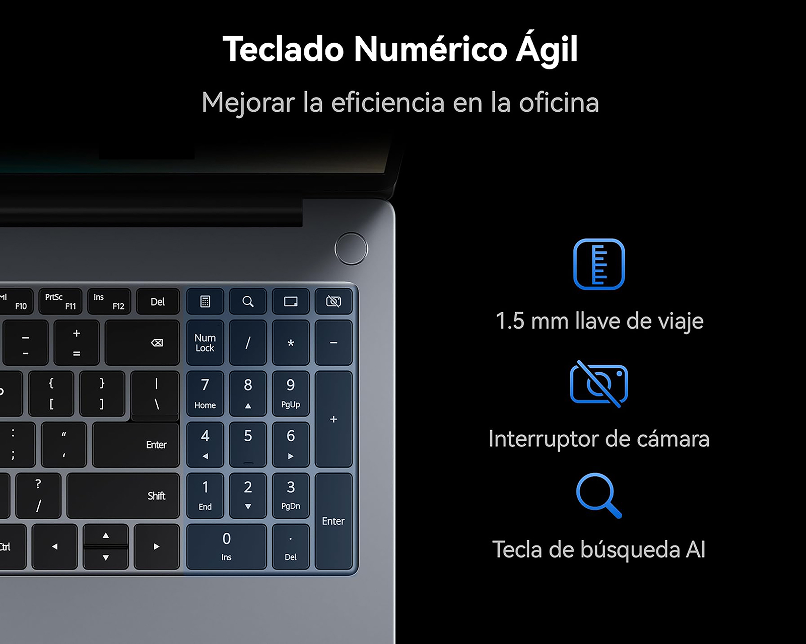 Foto 6 pulgar | Foto 5 | Laptop Huawei MateBook D16 16 Pulgadas Windows 11 Intel Core i5 16 GB RAM 1 TB SSD Plateada