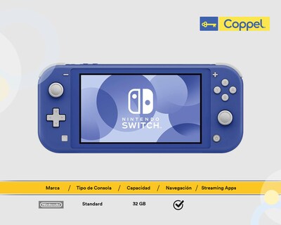 Foto 4 | Foto 4 | Consola Portátil Nintendo Switch Lite de 32 GB Azul