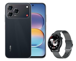Telcel Nubia V80 Pro 214 GB Negro + Smartwatch