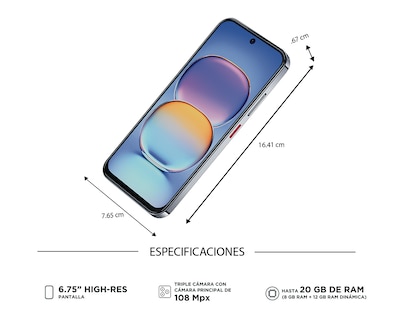 Foto 8 | Foto 8 | Telcel Nubia V80 Pro 214 GB Negro + Smartwatch