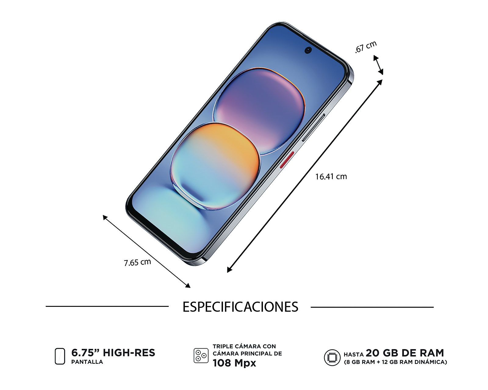 Foto 8 | Foto 8 | Telcel Nubia V80 Pro 214 GB Negro + Smartwatch