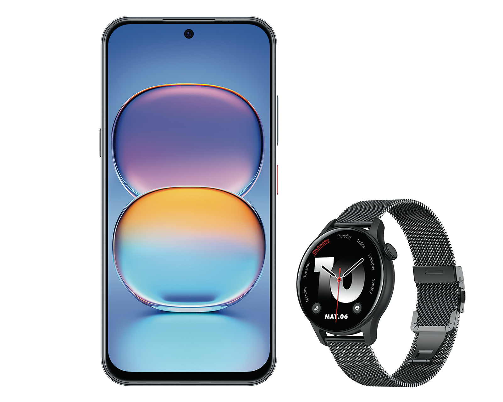 Foto 4 pulgar | Foto 3 | Telcel Nubia V80 Pro 214 GB Negro + Smartwatch