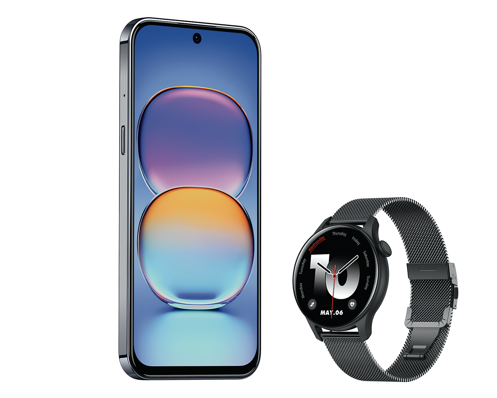 Foto 4 | Foto 4 | Telcel Nubia V80 Pro 214 GB Negro + Smartwatch