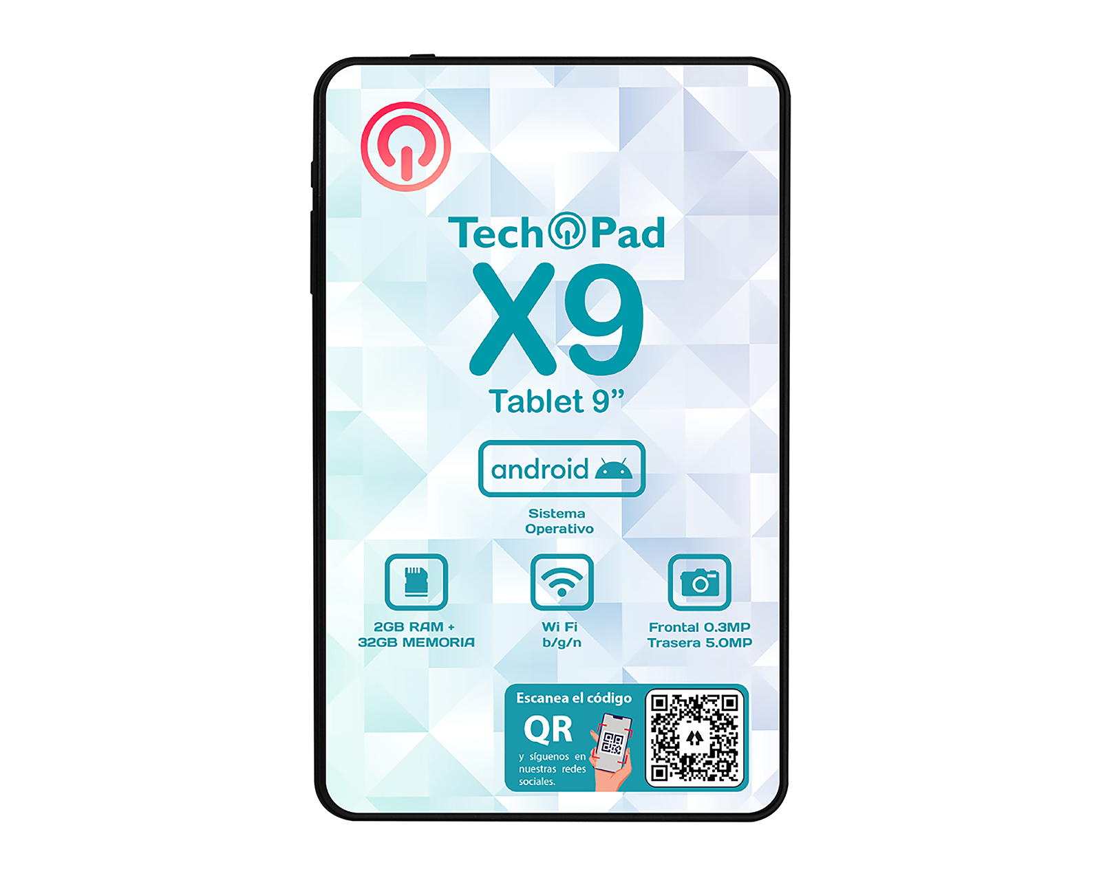 Foto 1 | Foto 1 | Tablet Techpad X9 9" 32 GB Android 10 Wifi 2 RAM GB Negra