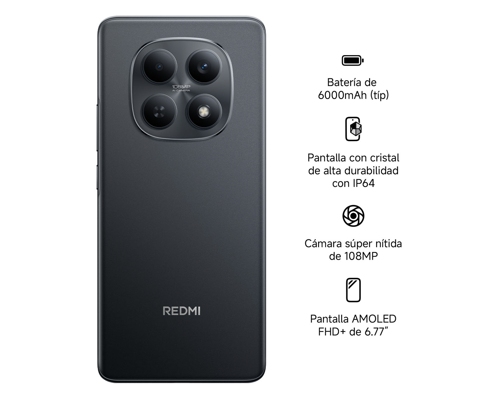 Foto 10 pulgar | Foto 9 | Movistar Xiaomi Redmi Note 15 256 GB Negro