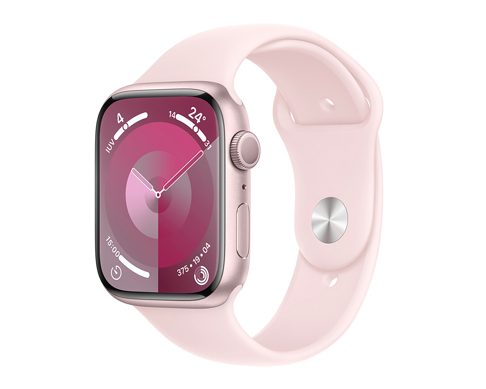 Foto 2 pulgar | Foto 1 | Apple Watch Series 9 45 mm GPS Rosa