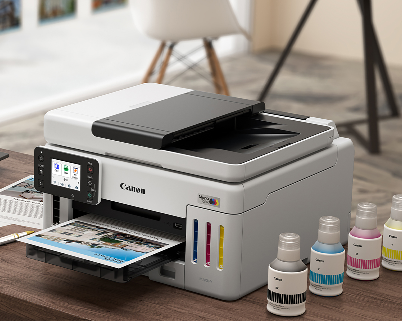 Foto 6 pulgar | Foto 5 | Impresora Multifuncional Canon de Inyección MAXIFY GX6110