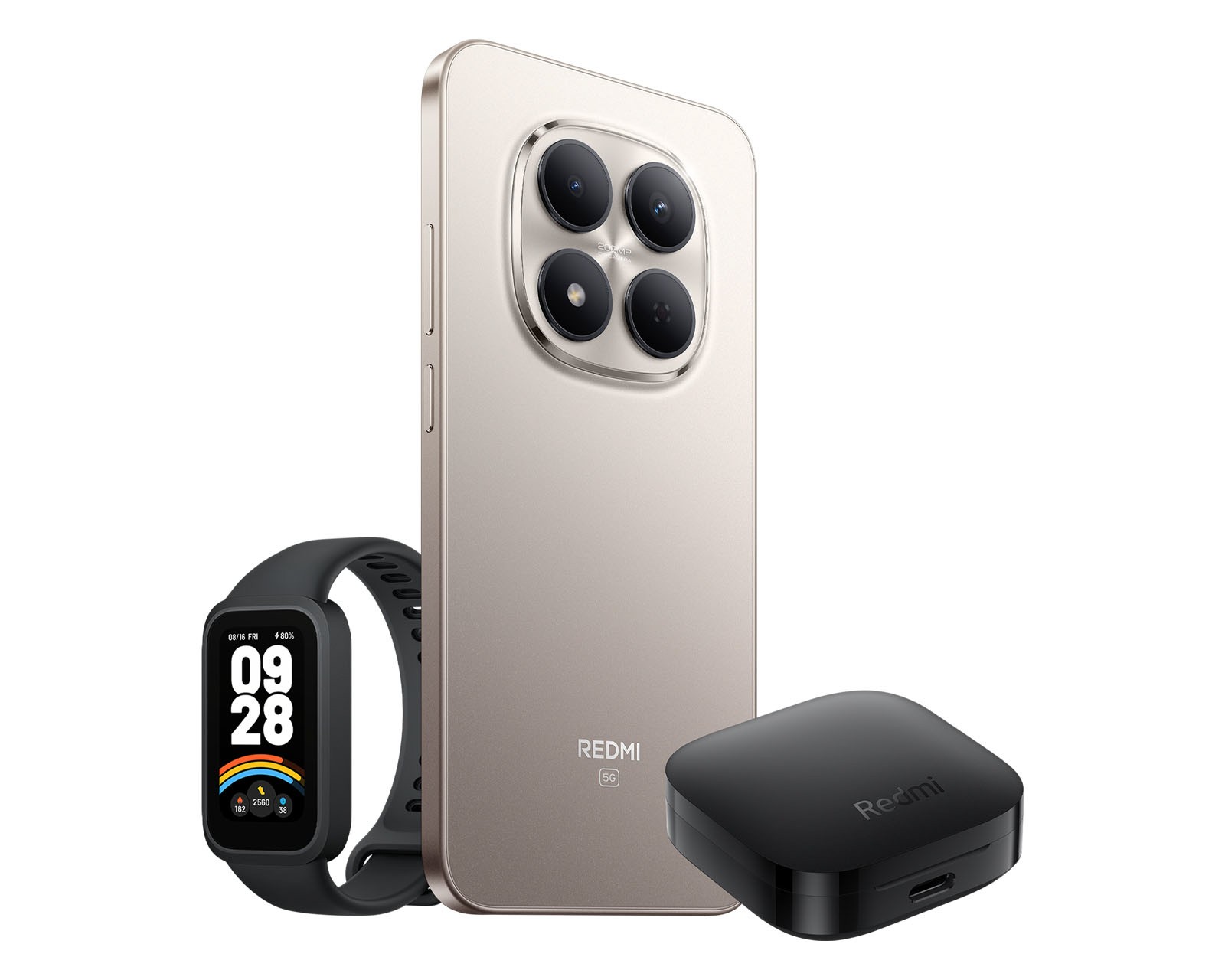 Foto 5 pulgar | Foto 4 | Movistar Xiaomi Redmi Note 15 Pro 5G 512 GB Titanio + Audífonos y Smarwatch