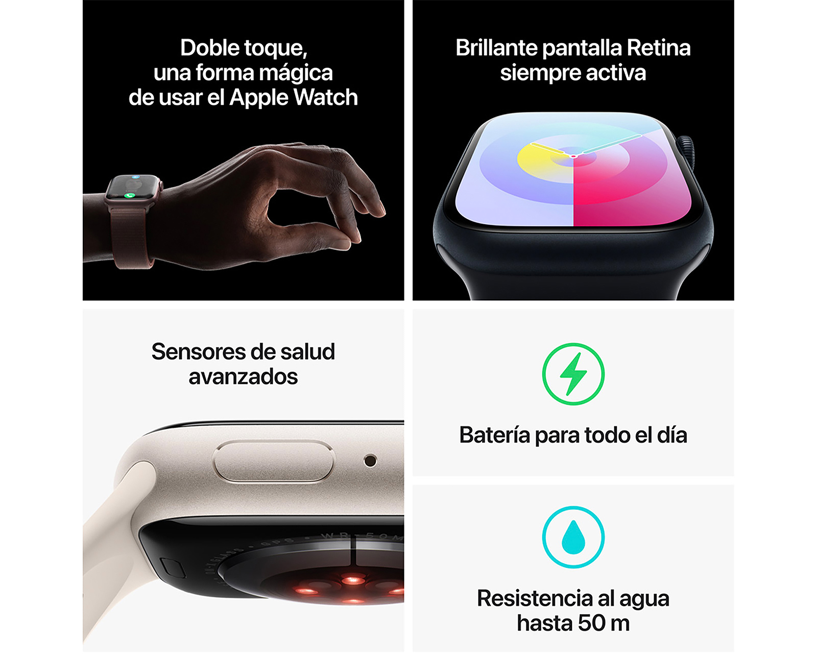 Foto 5 pulgar | Foto 4 | Apple Watch Series 9 41 mm GPS Plateado