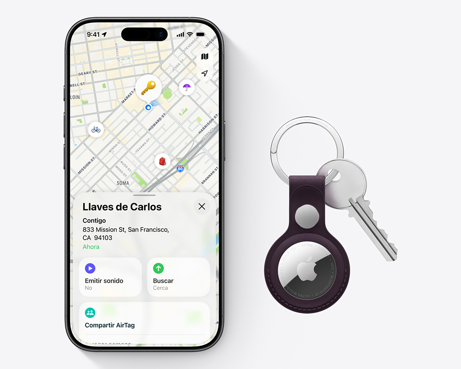 Foto 5 pulgar | Foto 4 | AirTag Apple 4 Piezas