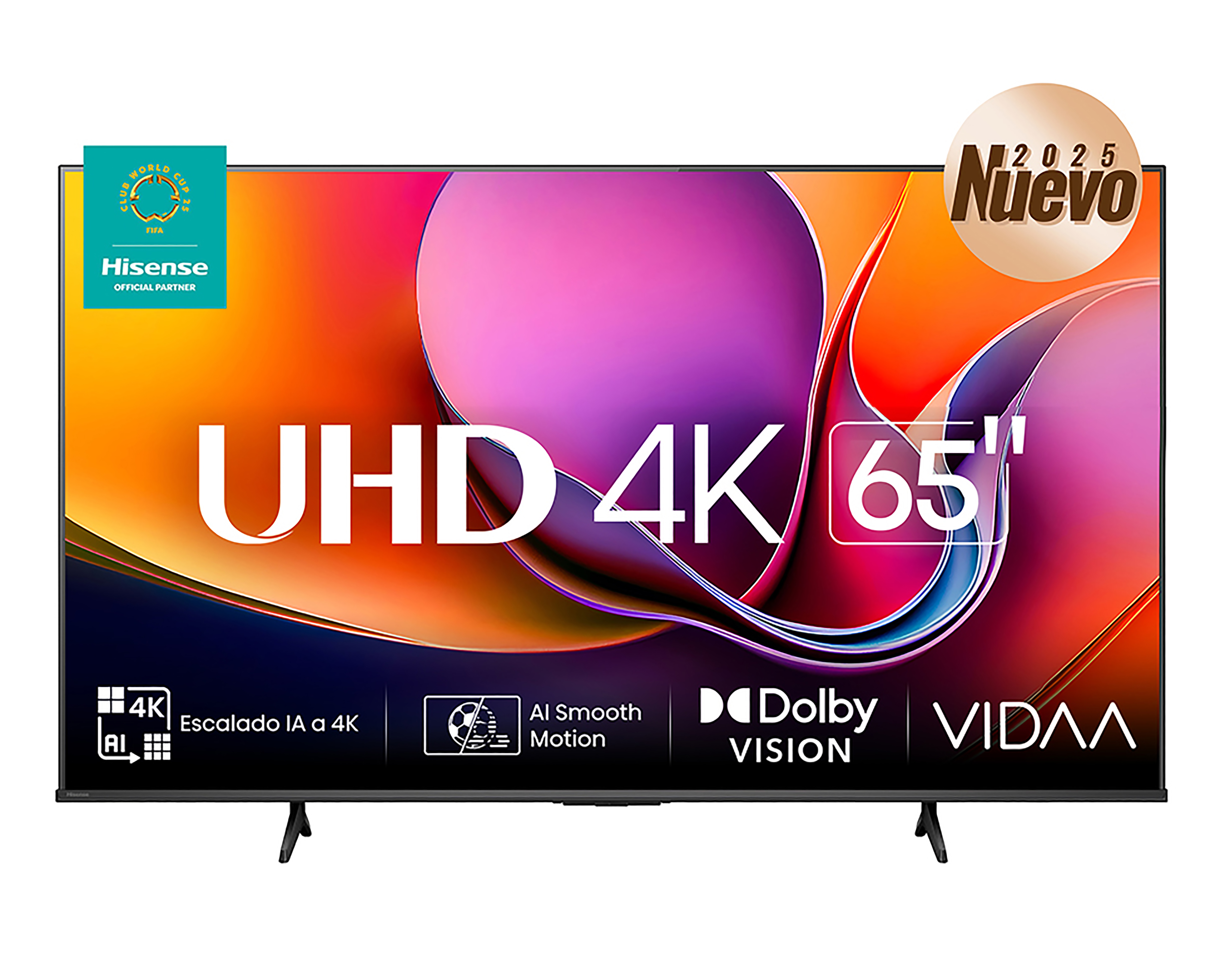Foto 2 pulgar | Foto 1 | Pantalla Smart TV Hisense LED 65 Pulgadas UHD 4K 65A65NV