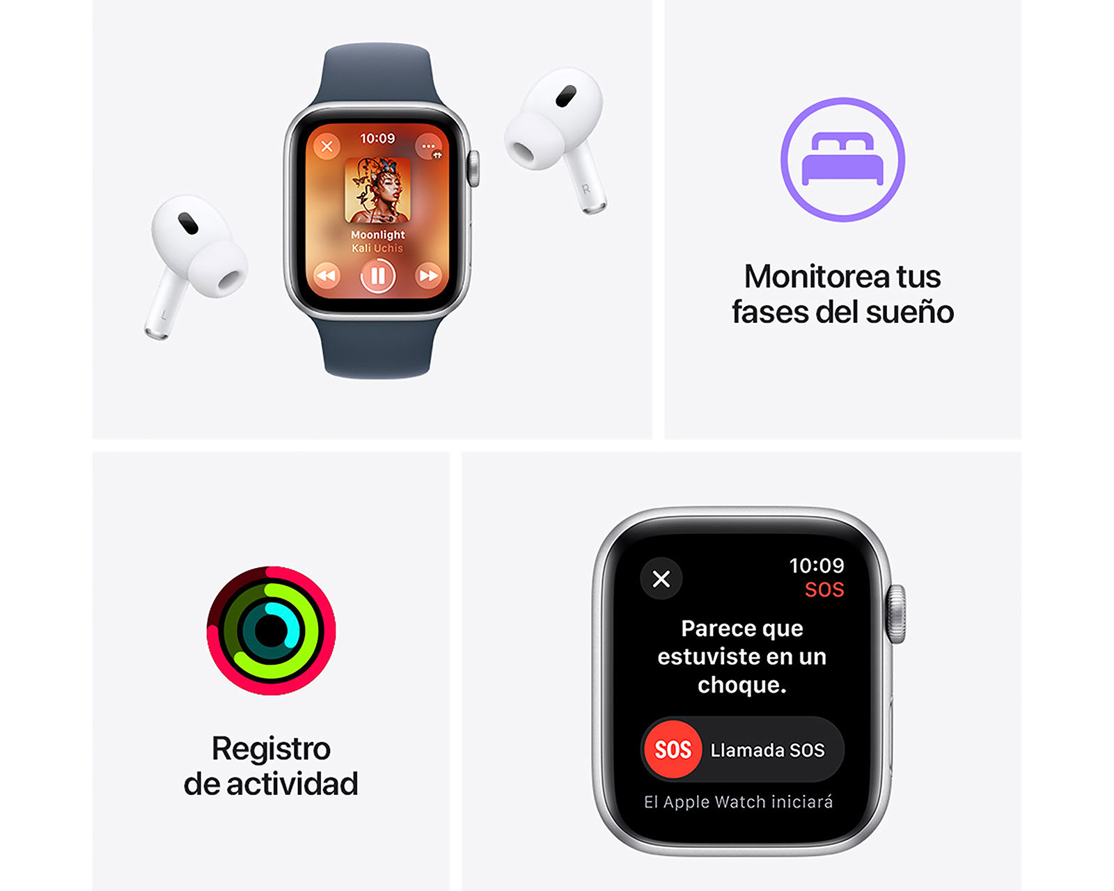 Foto 5 pulgar | Foto 4 | Apple Watch SE 44 mm GPS Silver