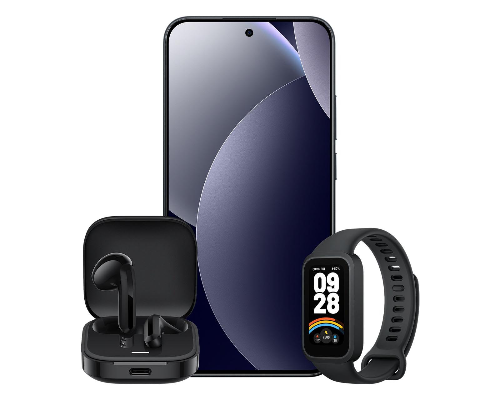 Foto 4 pulgar | Foto 3 | Celular Xiaomi Redmi Note 15 Pro 5G Liberado 512 GB Negro + Audífonos y Smartwatch