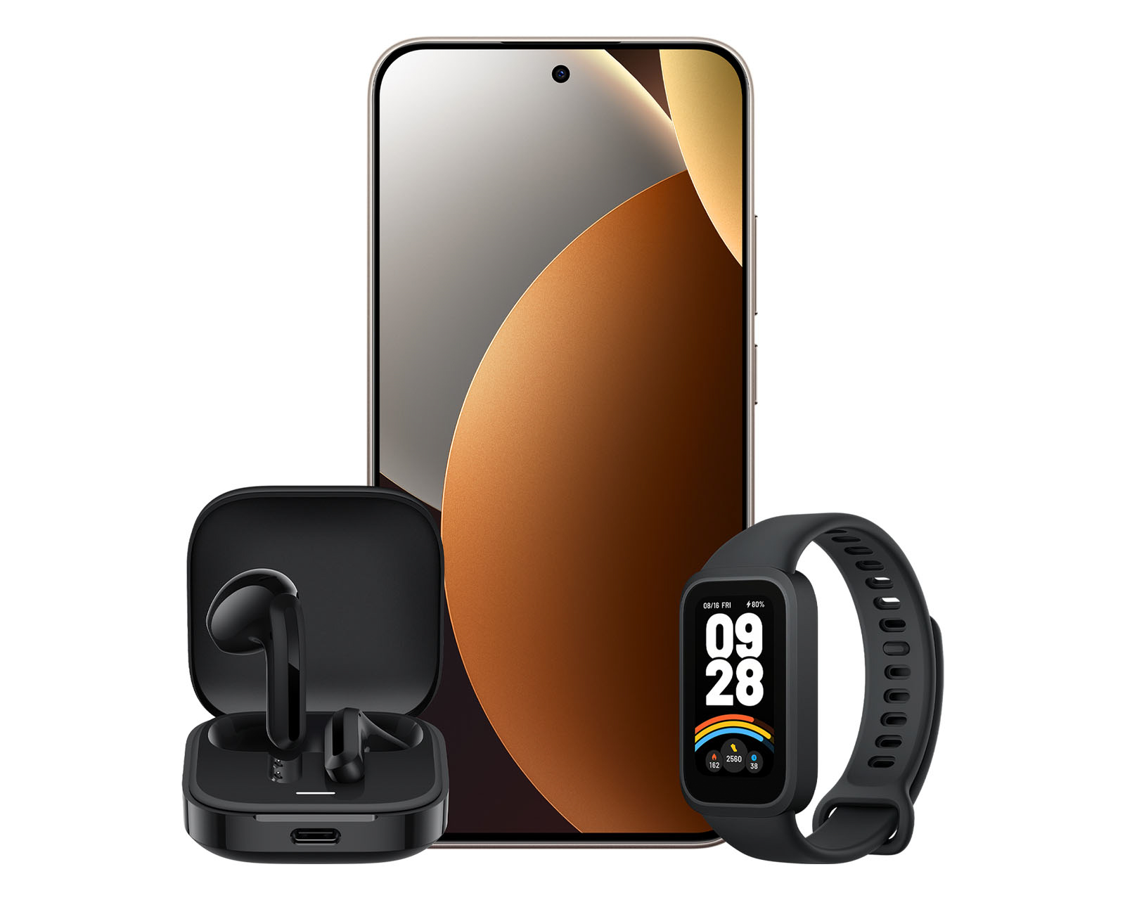 Foto 4 pulgar | Foto 3 | Celular Xiaomi Redmi Note 15 Pro 5G Liberado 512 GB Gris + Audífonos y Smartwatch