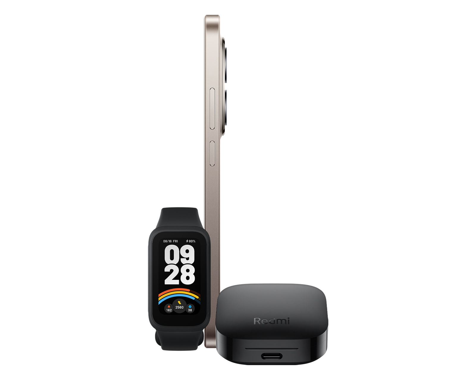 Foto 6 pulgar | Foto 5 | Celular Xiaomi Redmi Note 15 Pro 5G Liberado 512 GB Gris + Audífonos y Smartwatch