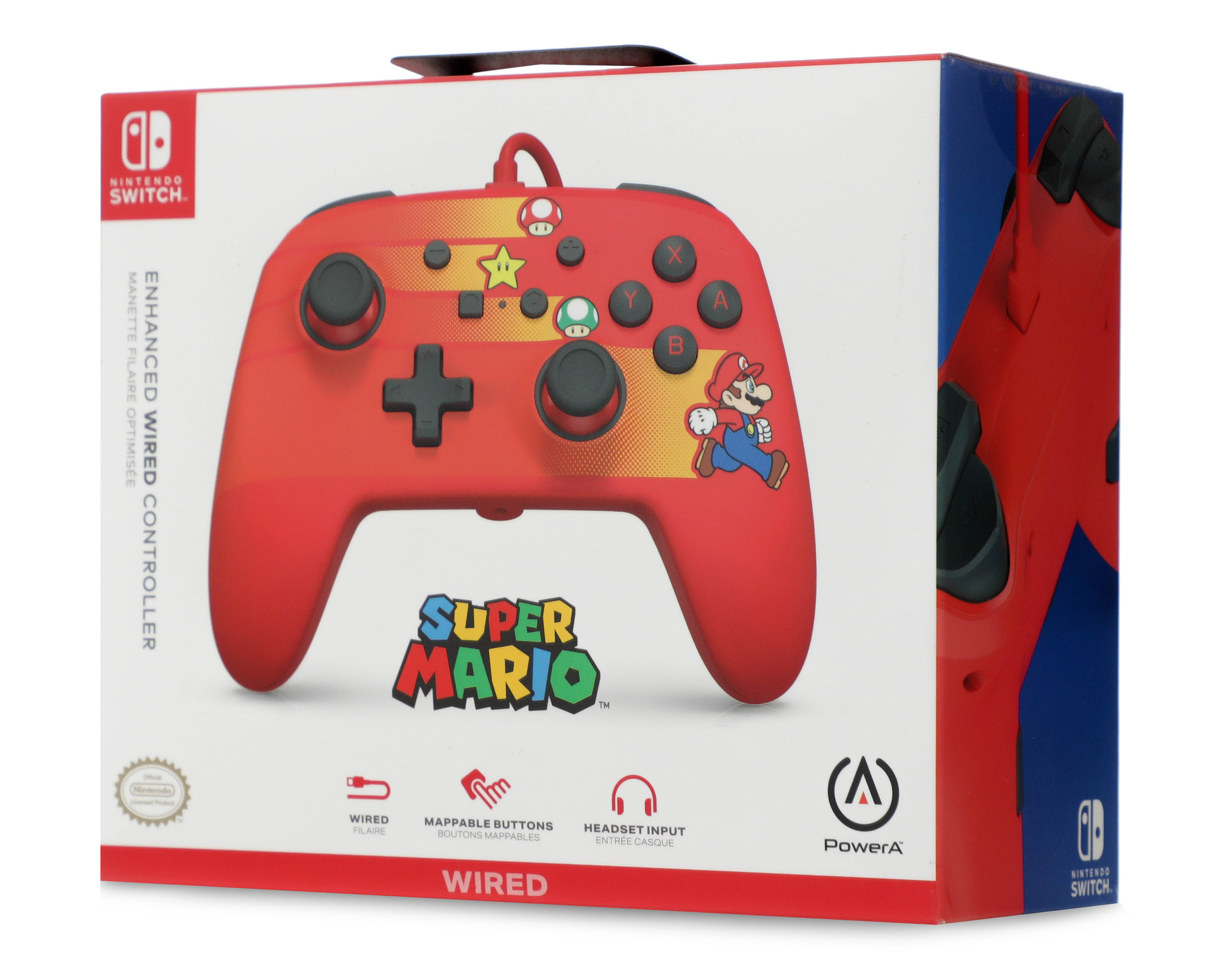 Foto 2 pulgar | Foto 1 | Control Alámbrico para Nintendo Switch Power A Rojo