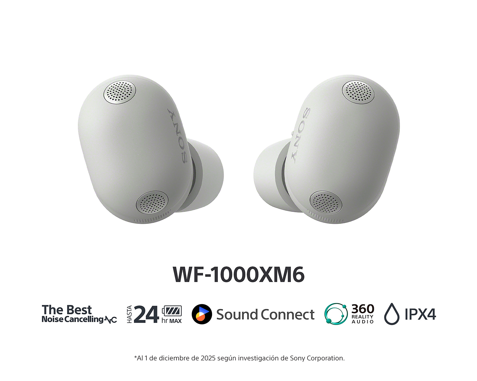 Foto 3 pulgar | Foto 2 | Preventa Audífonos True Wireless Sony WF-1000XM6/SZ con Cancelación de Ruido