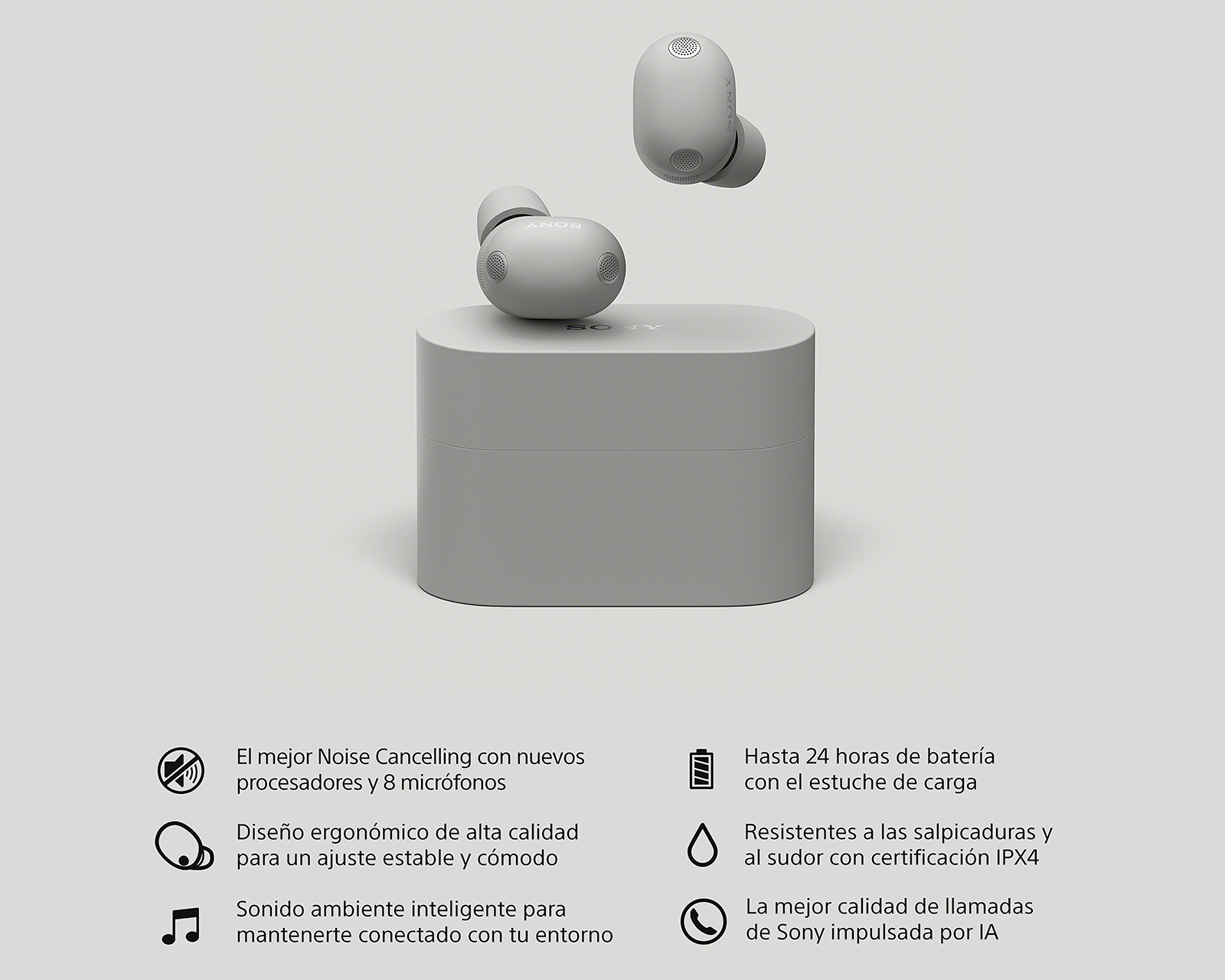 Foto 5 pulgar | Foto 4 | Preventa Audífonos True Wireless Sony WF-1000XM6/SZ con Cancelación de Ruido