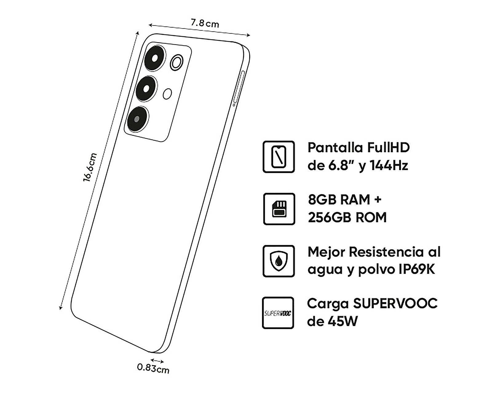Foto 10 pulgar | Foto 9 | Celular Realme C85 Liberado 256 GB Negro
