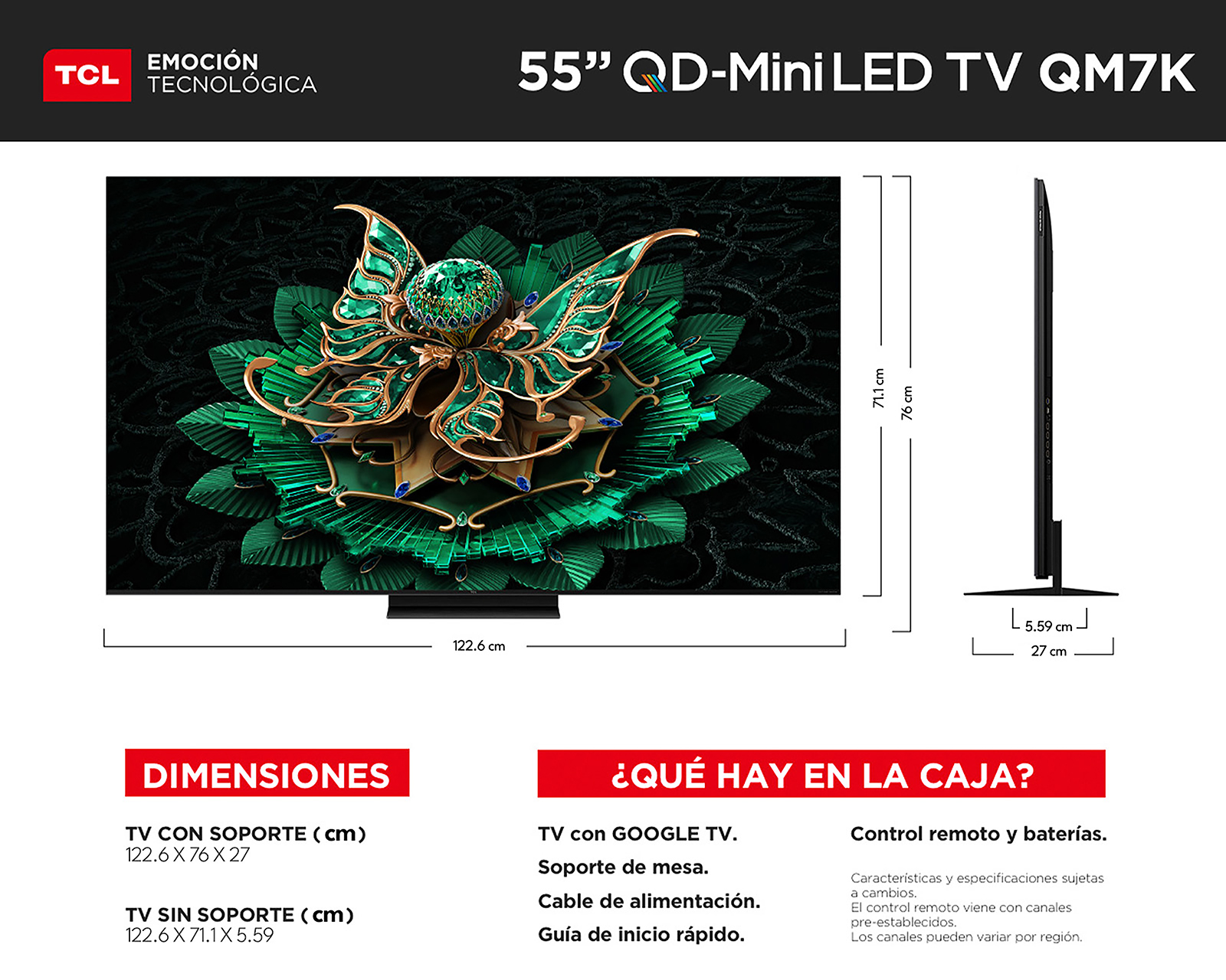 Foto 10 | Foto 10 | Pantalla Smart TV TCL QD-Mini LED 55 Pulgadas 4K 55QM7K