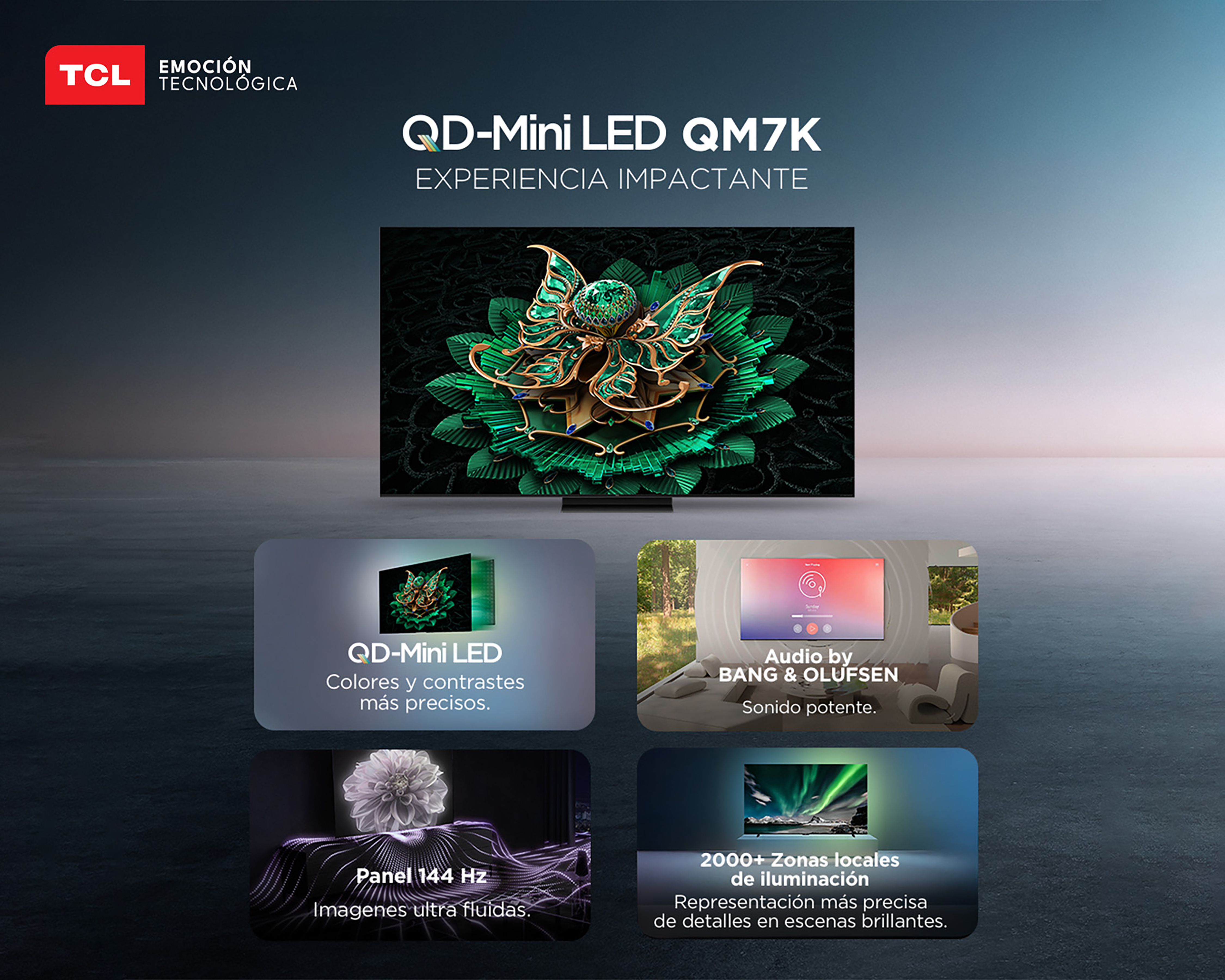 Foto 8 | Foto 8 | Pantalla Smart TV TCL QD Miniled 85 Pulgadas 7K 75QM7K