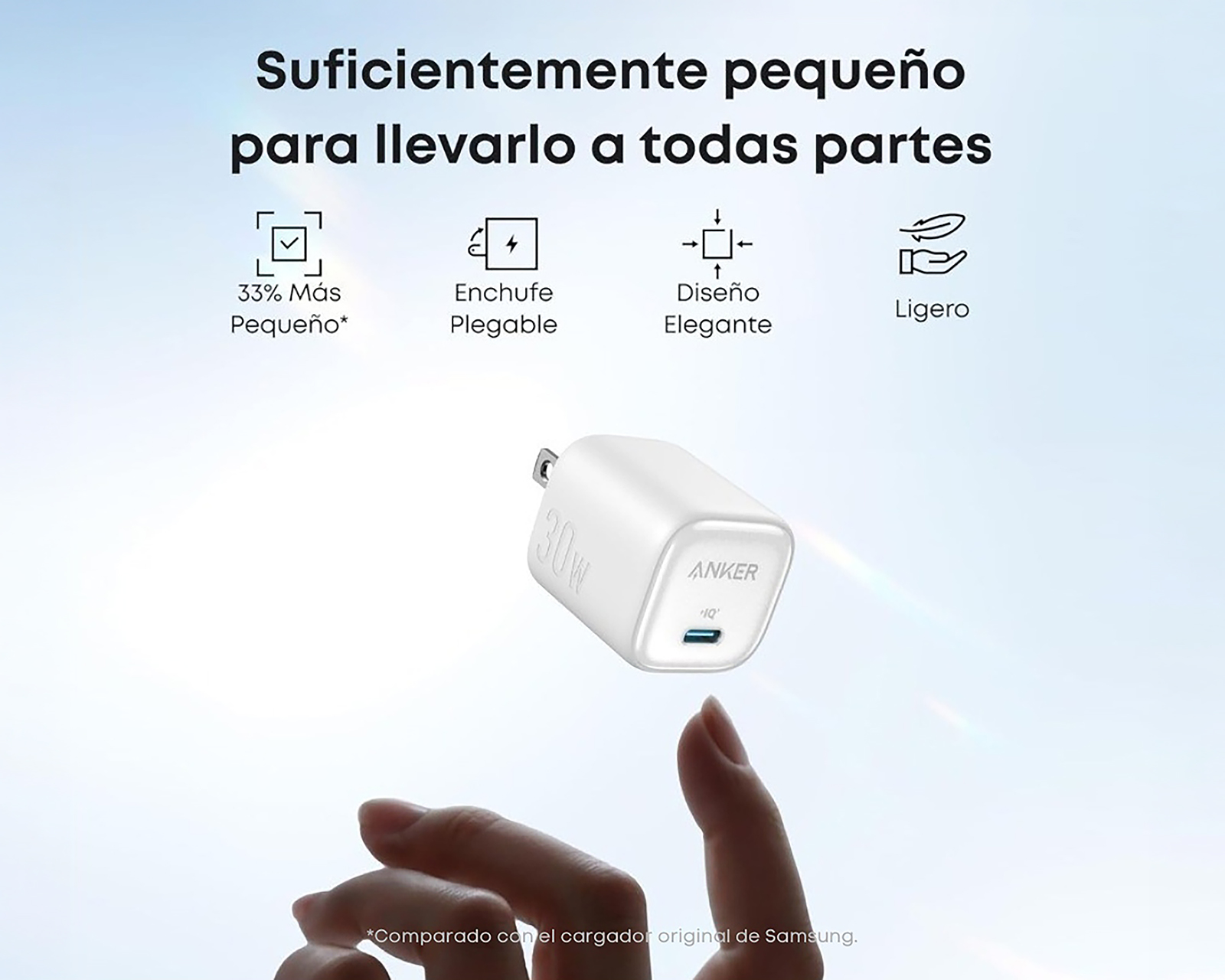 Foto 8 pulgar | Foto 7 | Adaptador de Corriente con Entrada USB-C Anker 30 W