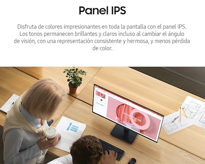 Foto 7 | Foto 7 | Monitor Samsung Essential S3 27 Pulgadas Full HD 100 Hz