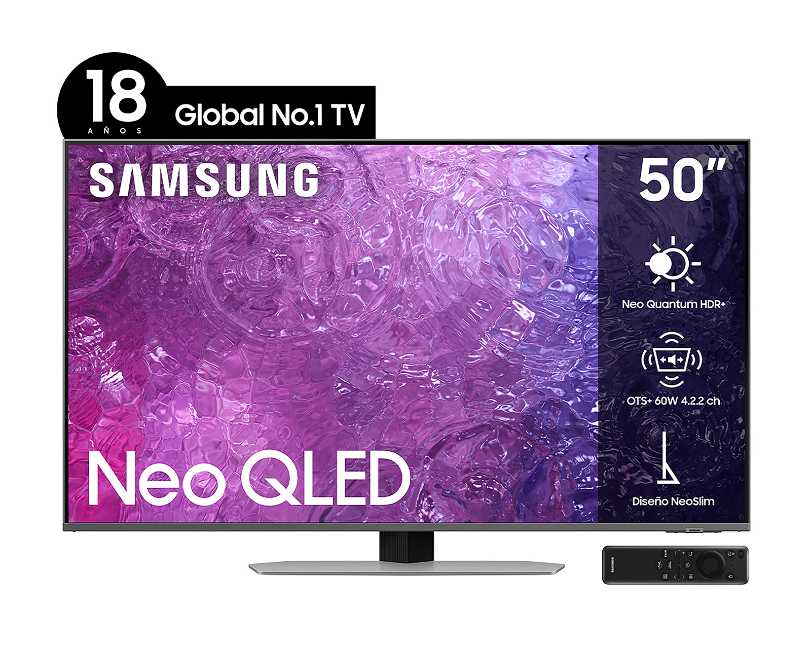 Pantalla Smart TV Samsung Neo QLED 50 Pulgadas 4K QN50QN90CAFXZX