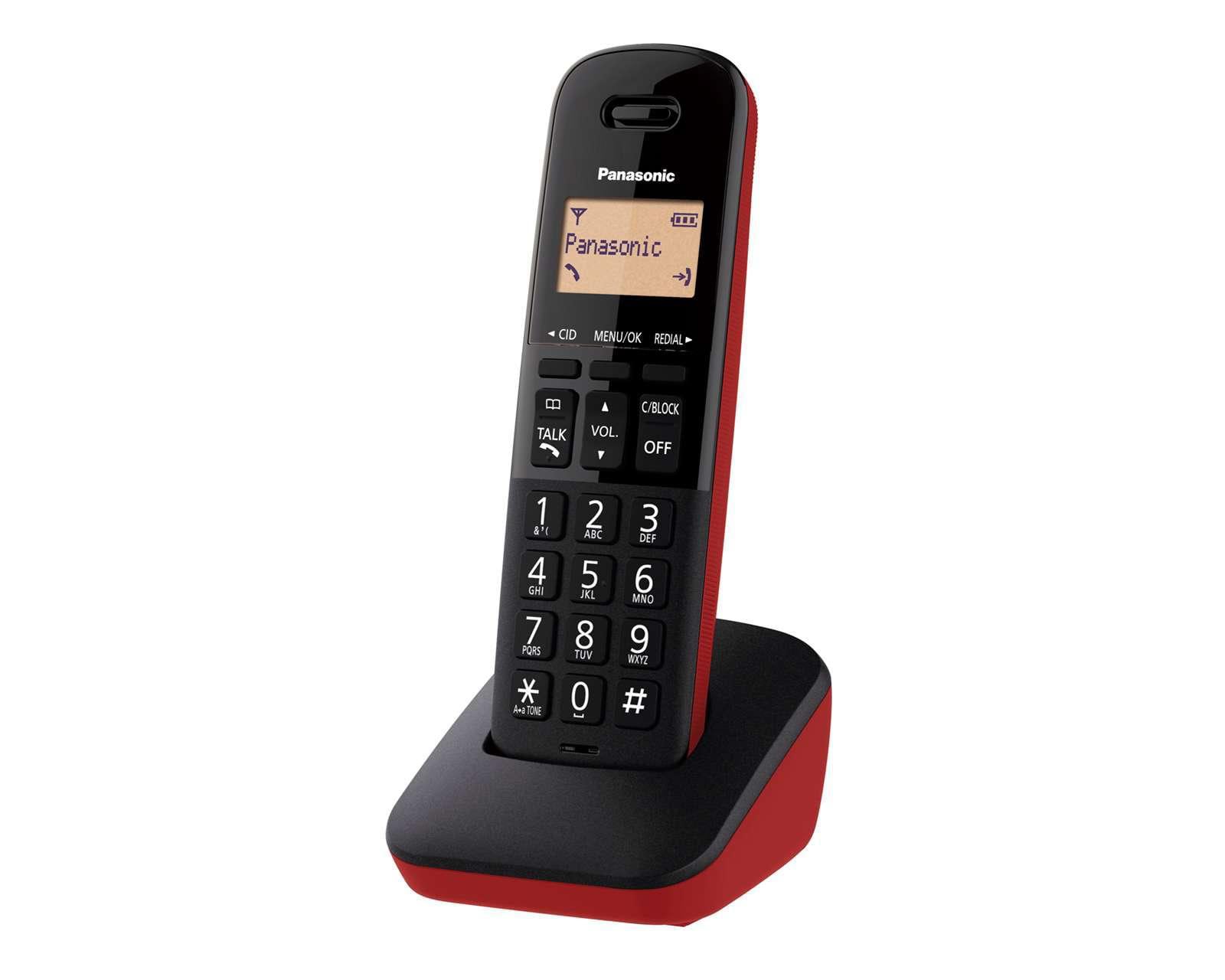 Teléfono Inalámbrico Panasonic KX-TGB310MER Negro