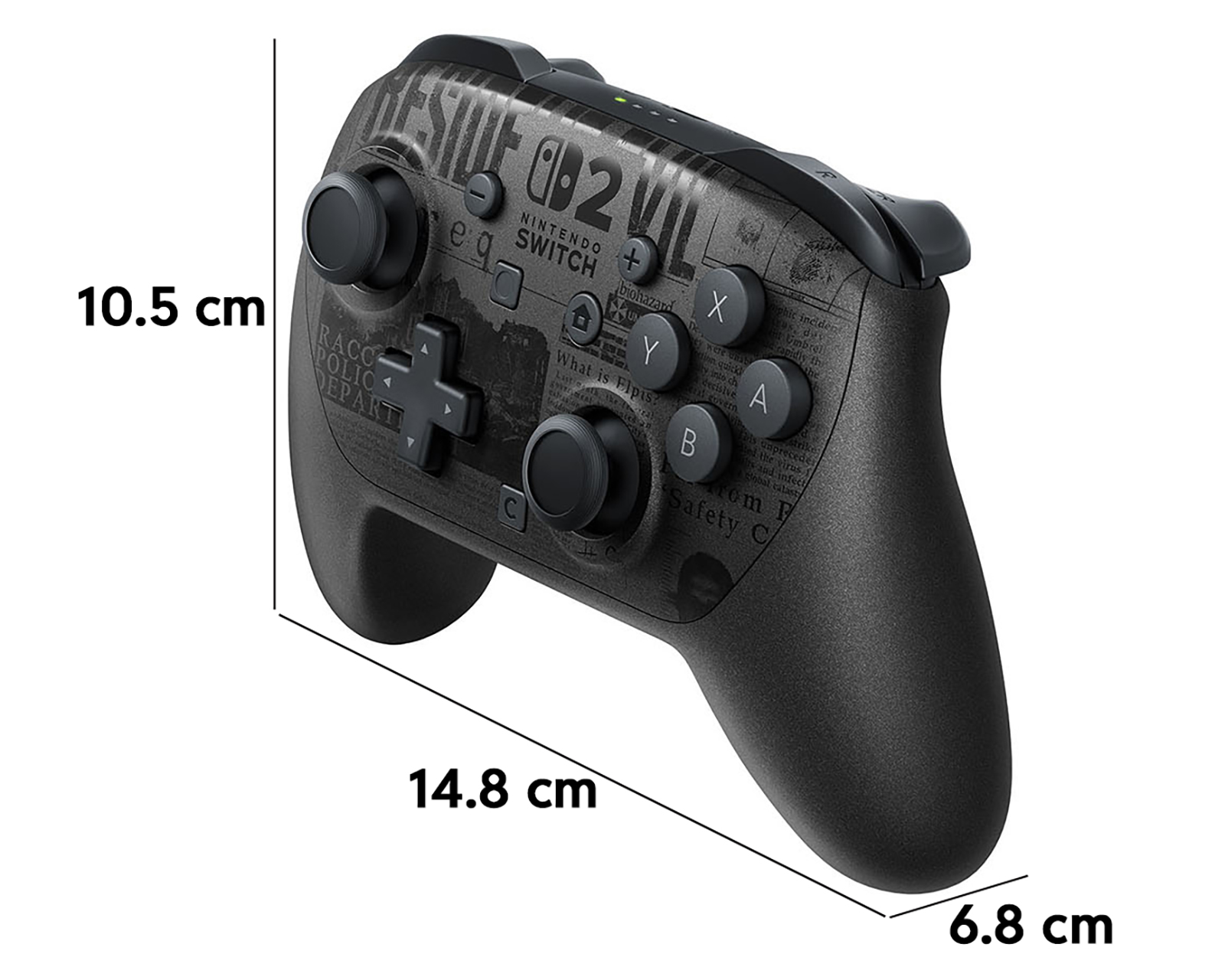 Foto 7 | Foto 7 | Control Inalámbrico para Nintendo Switch 2 Pro Controller Resident Evil Requiem Negro