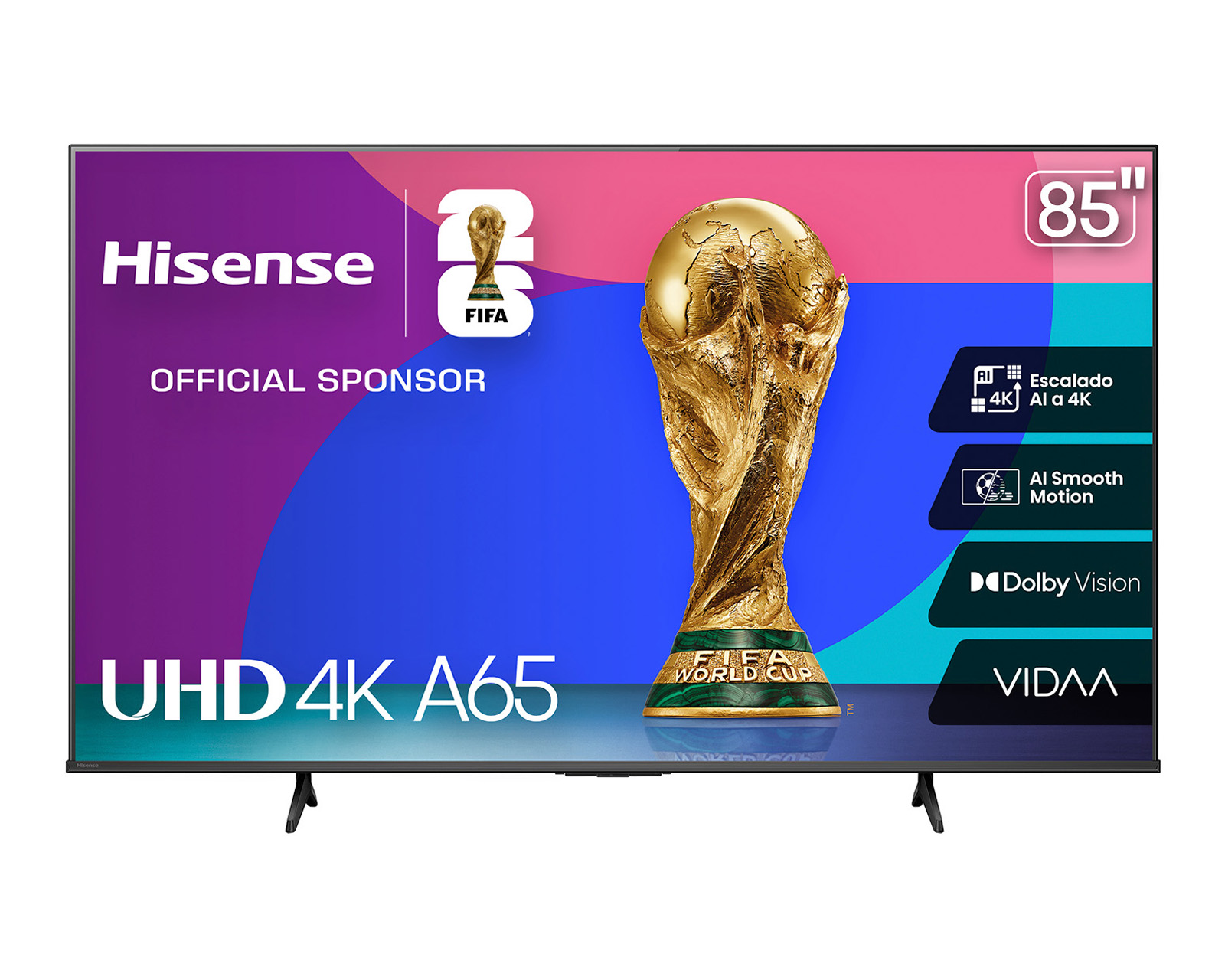 Foto 2 pulgar | Foto 1 | Pantalla Smart TV Hisense UHD 85 Pulgadas 4K 85A65NV