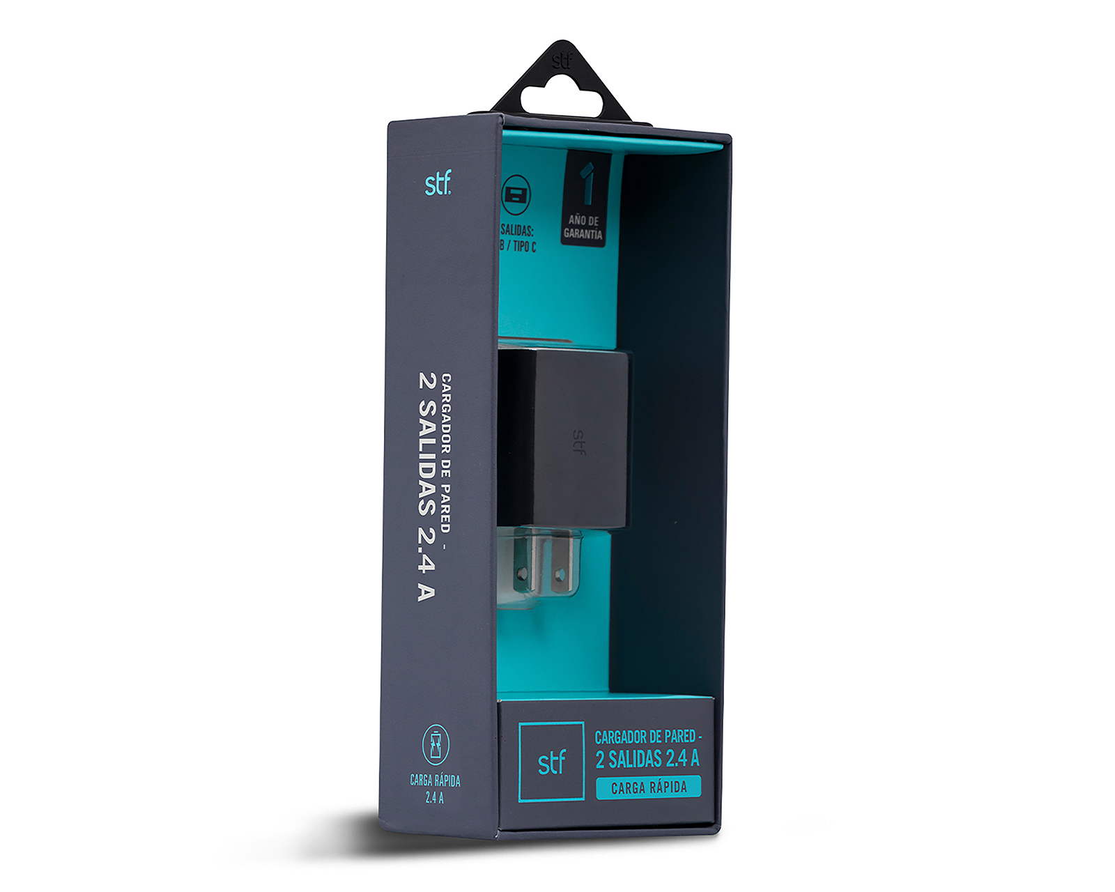 Foto 4 | Foto 4 | Adaptador de Corriente STF con Entrada USB 20W