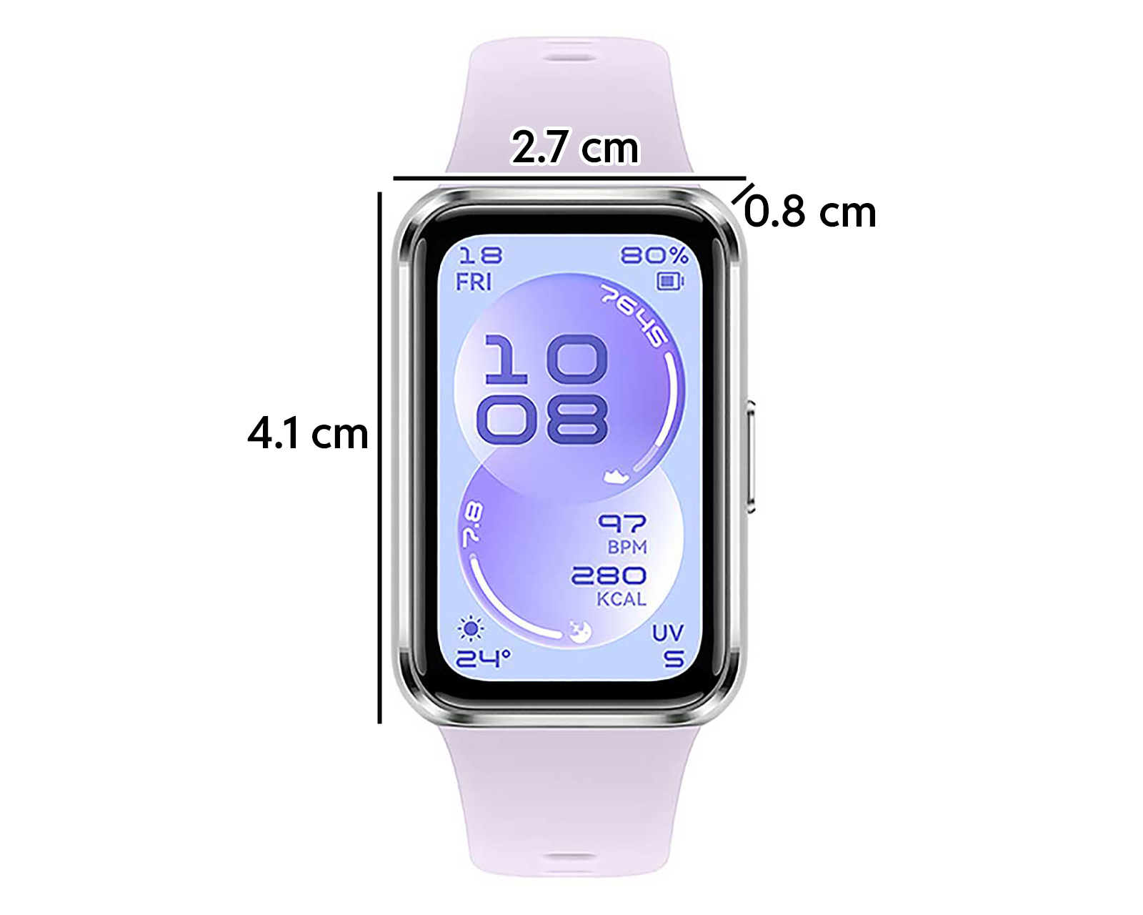 Foto 6 | Foto 7 | Smartwatch Huawei Band 11 41 mm con GPS Morado