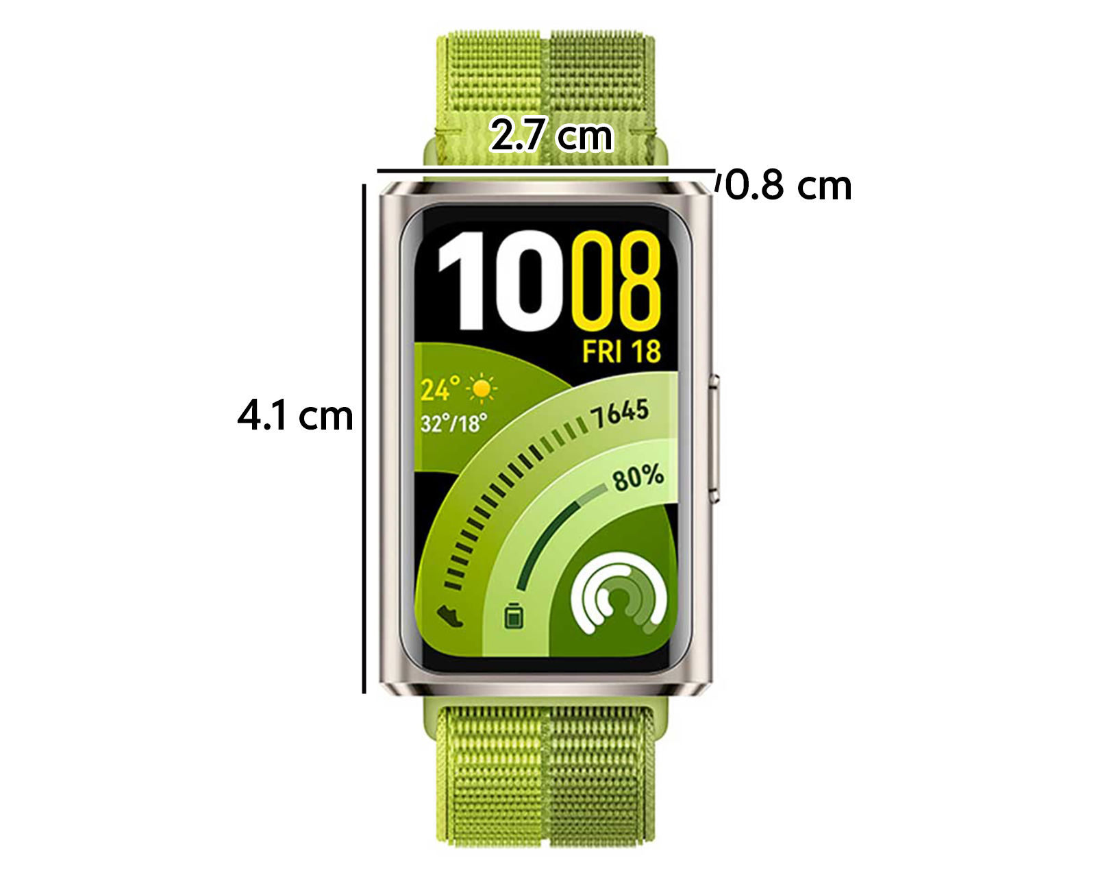 Foto 7 pulgar | Foto 7 | Smartwatch Huawei Band 11 Pro 41 mm con GPS Verde