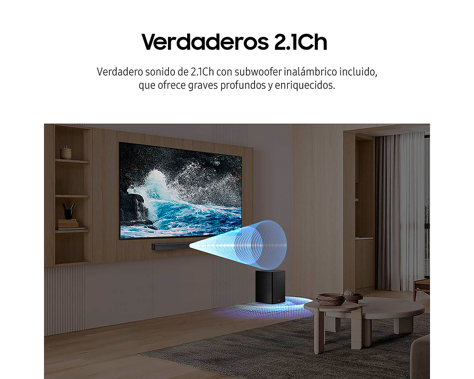 Foto 3 | Foto 3 | Barra de Sonido Samsung HW-B450F/ZX con Subwoofer