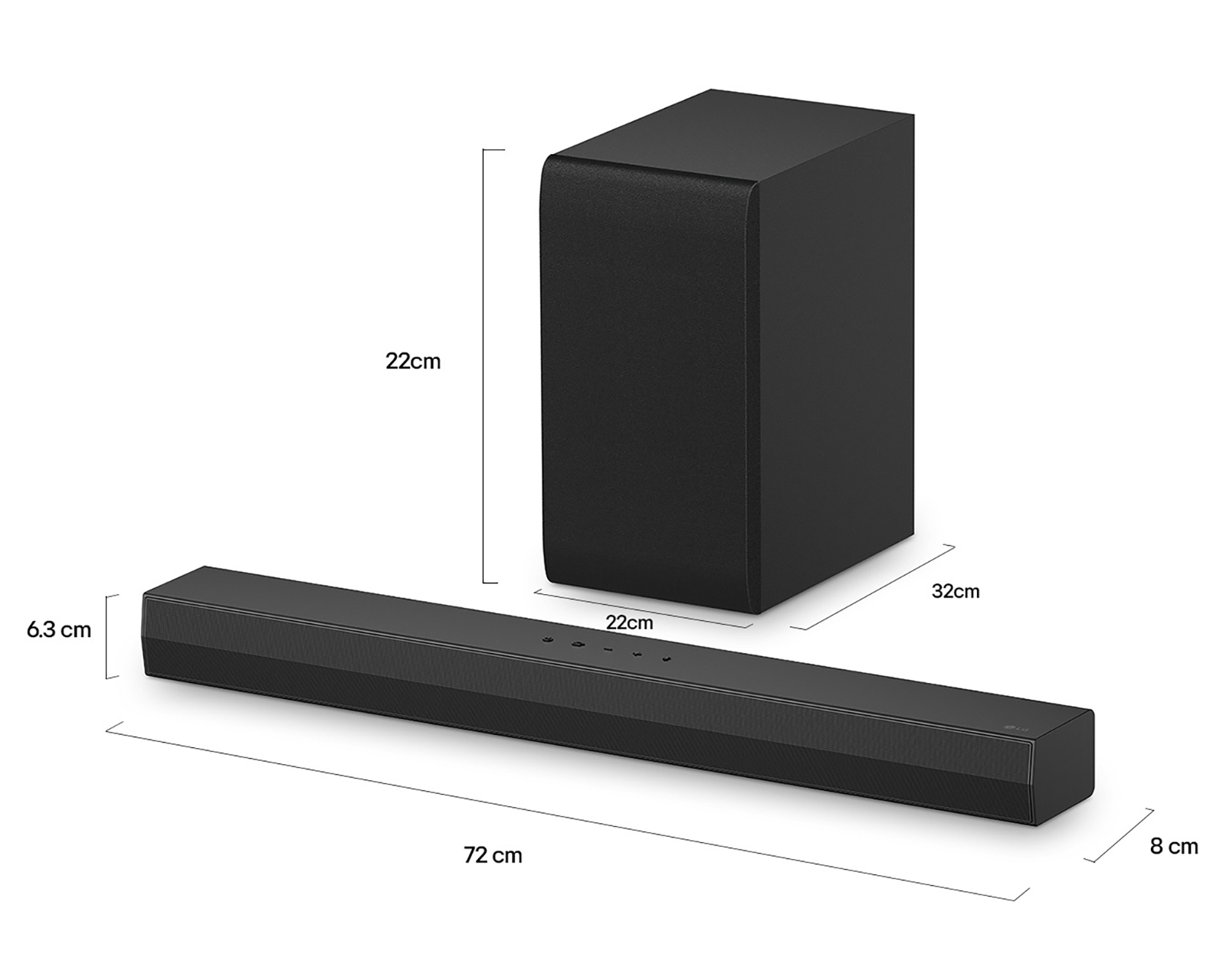 Foto 11 pulgar | Foto 10 | Barra de Sonido LG S30A con Subwoofer