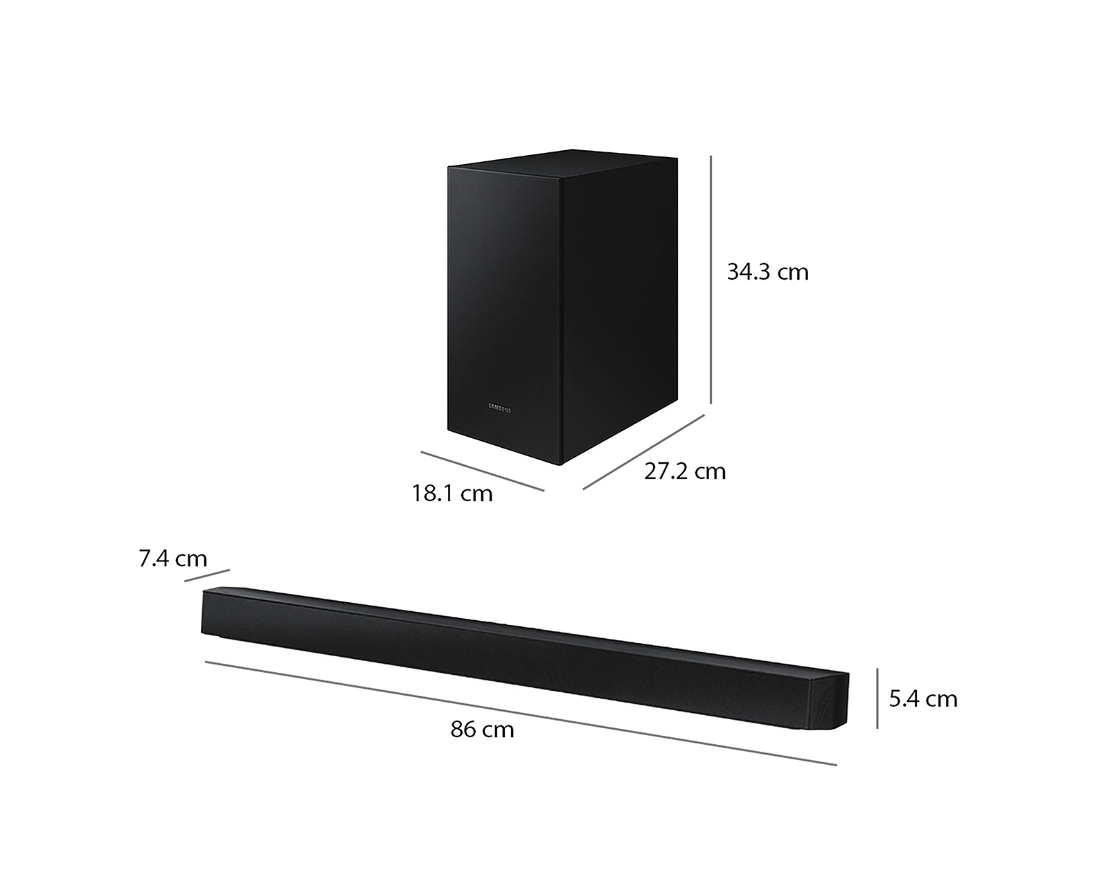 Foto 9 pulgar | Foto 8 | Barra de Sonido Samsung HW-T420/ZX con Subwoofer