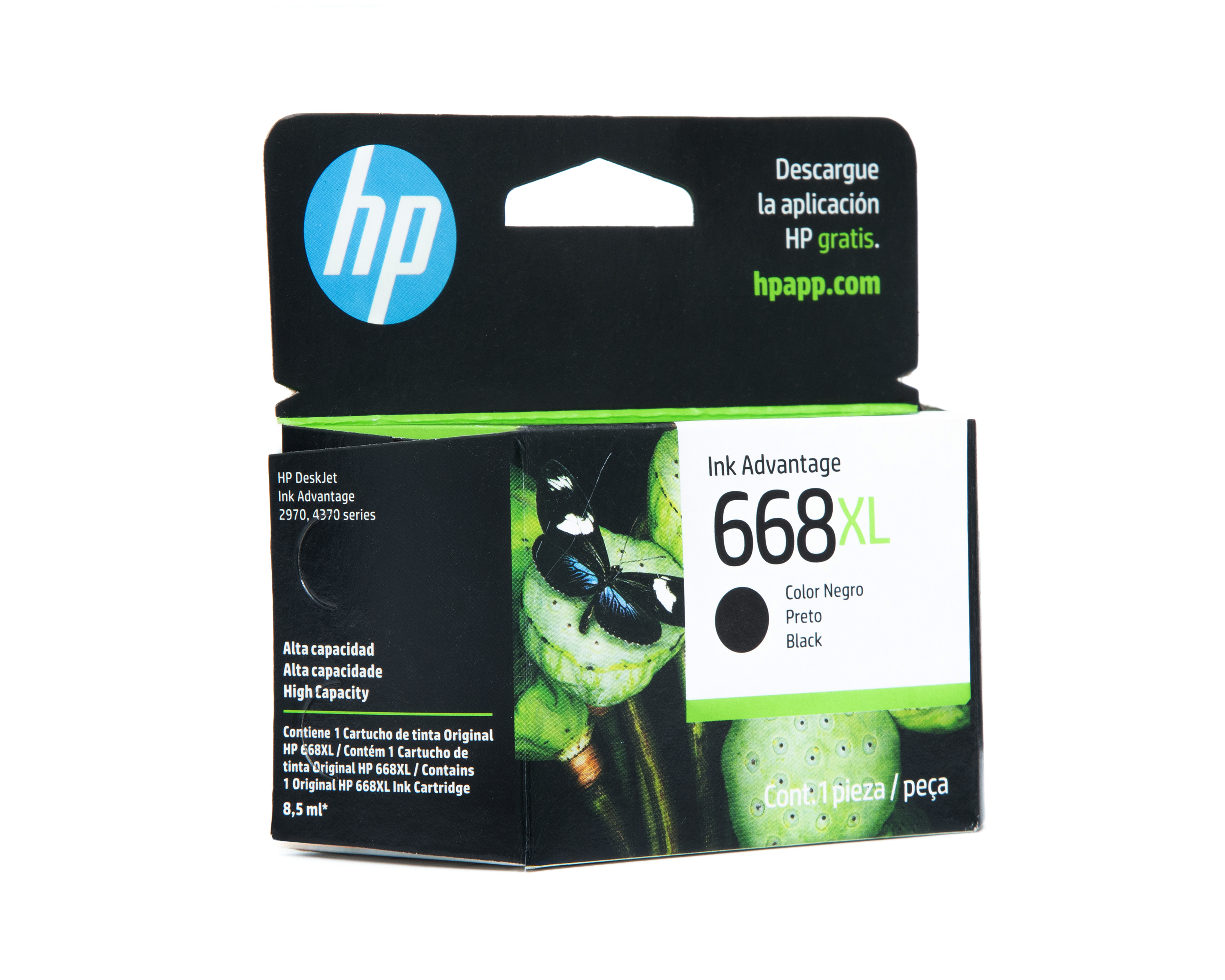 Foto 4 pulgar | Foto 3 | Cartucho de Tinta Original HP 668 XL Negra