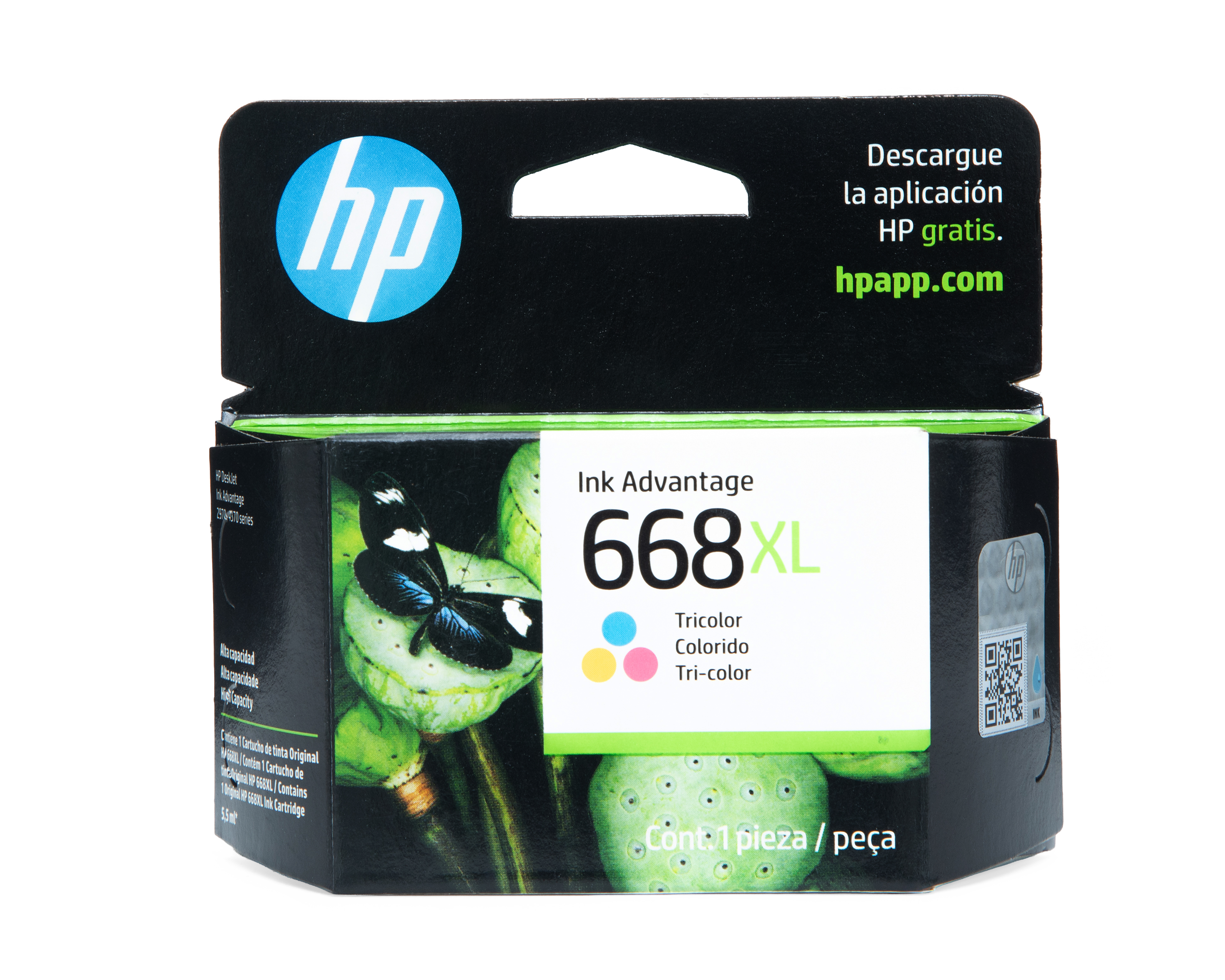 Foto 1 | Foto 1 | Cartucho de Tinta Original HP 668 XL Tricolor